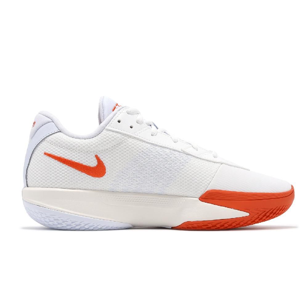 Nike 耐吉籃球鞋Air Zoom G.T. Cut Academy EP 白橘銀男鞋氣墊FB2598