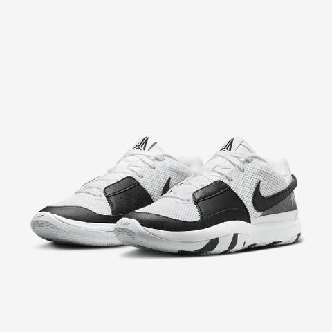 NIKE 耐吉 籃球鞋 JA 1 EP Scratch 2.0 白 黑 爪痕 男鞋 莫蘭特 DR8786-101