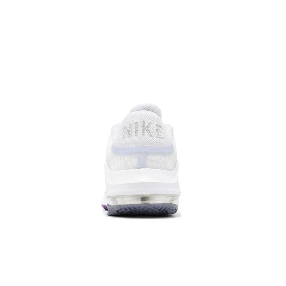 NIKE 耐吉   籃球鞋 Air Max Impact 4 男鞋 女鞋 白 紫 氣墊 緩衝 回彈 穩定 運動鞋 DM1124-010