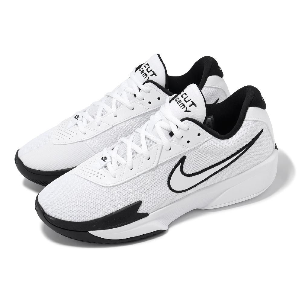 NIKE 耐吉   籃球鞋 Air Zoom G.T. Cut Academy EP 男鞋 白 黑 氣墊 GT 運動鞋 FB2598-100
