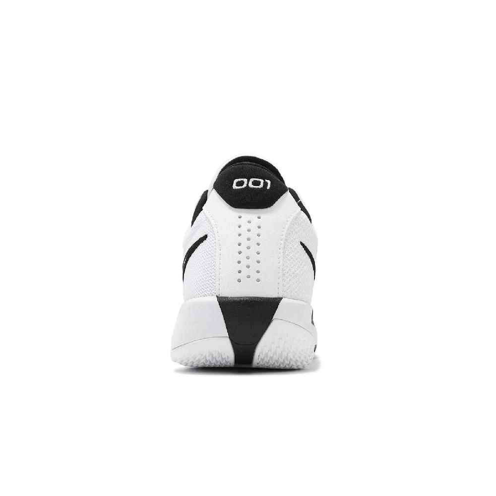 NIKE 耐吉   籃球鞋 Air Zoom G.T. Cut Academy EP 男鞋 白 黑 氣墊 GT 運動鞋 FB2598-100