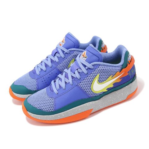 Nike 耐吉 籃球鞋 JA 1 SE GS 大童鞋 女鞋 藍 橘 Backyard BBQ 火焰 Morant FN4398-400