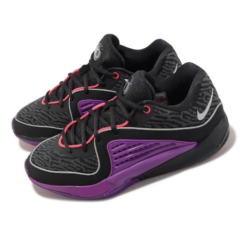 Nike 耐吉 籃球鞋 KD16 EP 黑 紫 男鞋 氣墊 Vivid Purple 杜蘭特 DV2916-002