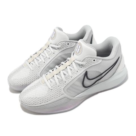 Nike 耐吉 籃球鞋 Sabrina 1 EP Ionic 女鞋 男鞋 莎賓娜 白 灰 氣墊 FQ3389-010