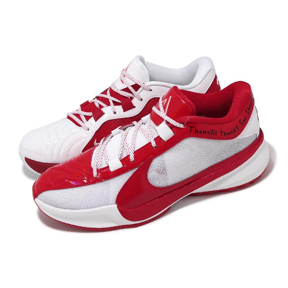 NIKE 耐吉   籃球鞋 Zoom Freak 5 ASW EP 字母哥 紅 白 全明星賽 All-Star 男鞋 FJ4248-600