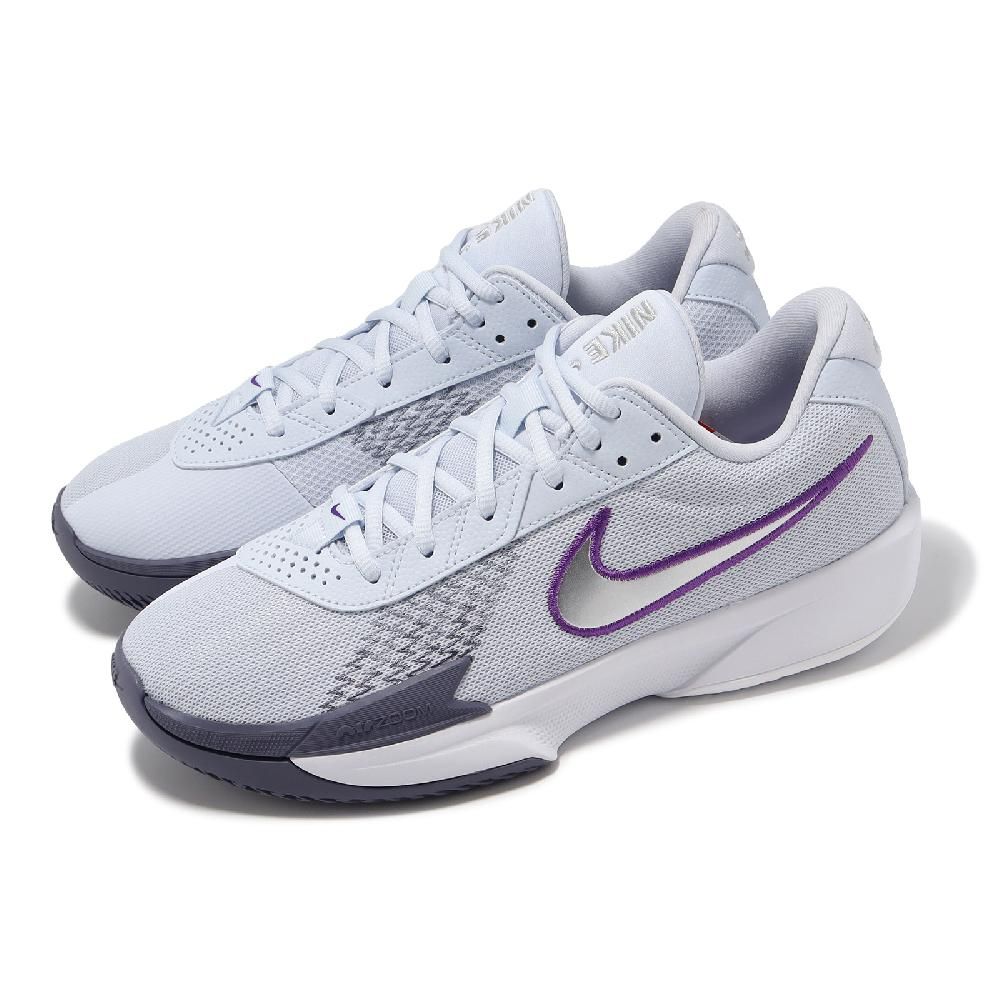 NIKE 耐吉   籃球鞋 Air Zoom G.T. Cut Academy EP 男鞋 灰 紫 GT 氣墊 運動鞋 FB2598-002