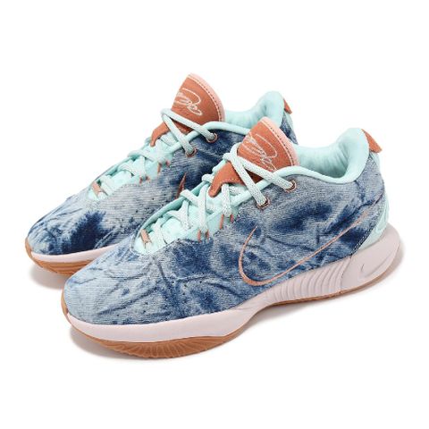 Nike 耐吉 籃球鞋 LeBron 21 XXI EP Aragonite 男鞋 LBJ 藍 綠 橘 緩震 HF5466-300