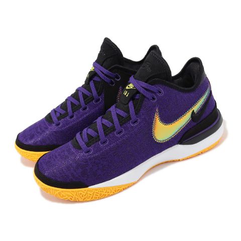 Nike 耐吉 籃球鞋 LeBron NXXT Gen EP Lakers 男鞋 紫 金 湖人配色 中筒 LBJ DR8788-500
