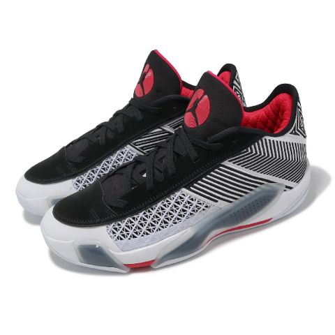 Nike 耐吉 籃球鞋 Air Jordan XXXVIII Low PF 男鞋 白 紅 氣墊 AJ38 低筒 FD2325-101