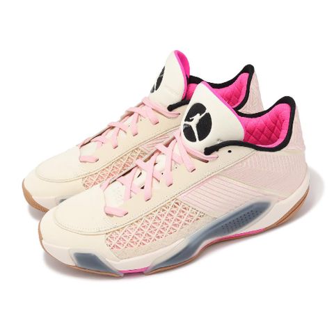 Nike 耐吉 籃球鞋 Air Jordan 38 XXXVIII Low PF 男鞋 米白 粉紅 運動鞋 FD2325-100