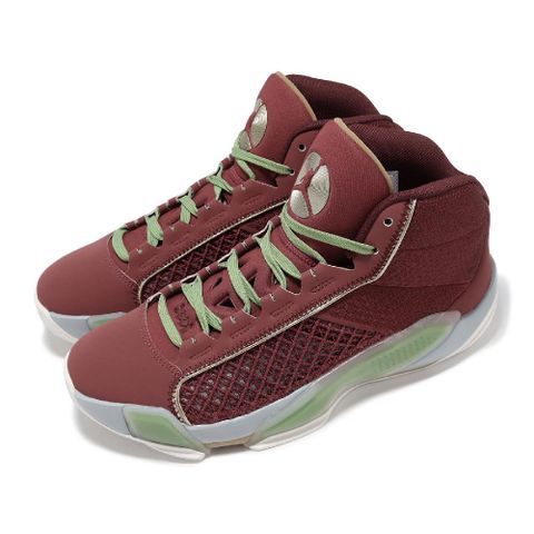 Nike 耐吉 籃球鞋 Air Jordan 38 XXXVIII CNY PF 新年 紅 綠 麂皮 男鞋 FQ8896-600