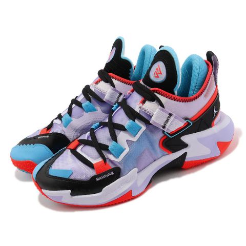Nike 籃球鞋 Jordan Why Not .5 PF 紫黑藍 橘紅 忍者龜 男鞋 DC3638-500
