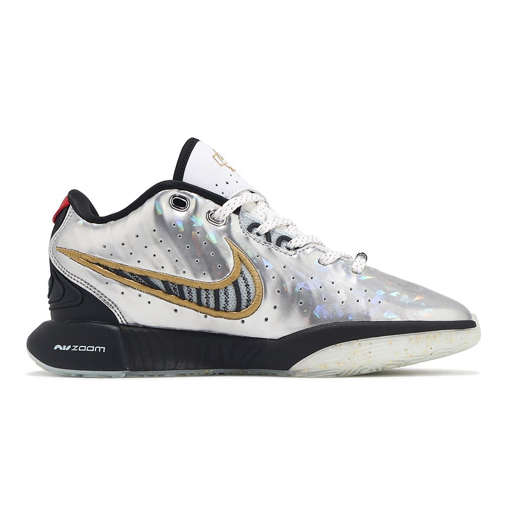 NIKE 耐吉   籃球鞋 LeBron XXI SE GS 大童 女鞋 銀 黑 All-Star 全明星賽 LBJ FJ1530-001