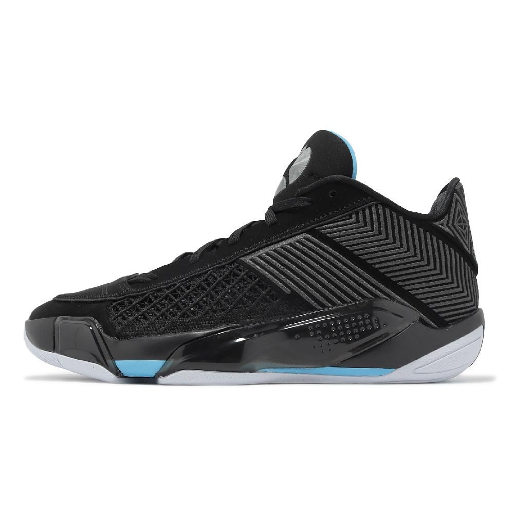 NIKE 耐吉   籃球鞋 Air Jordan XXXVIII Low PF 男鞋 黑藍 Gamma Blue 38代 FD2325-004