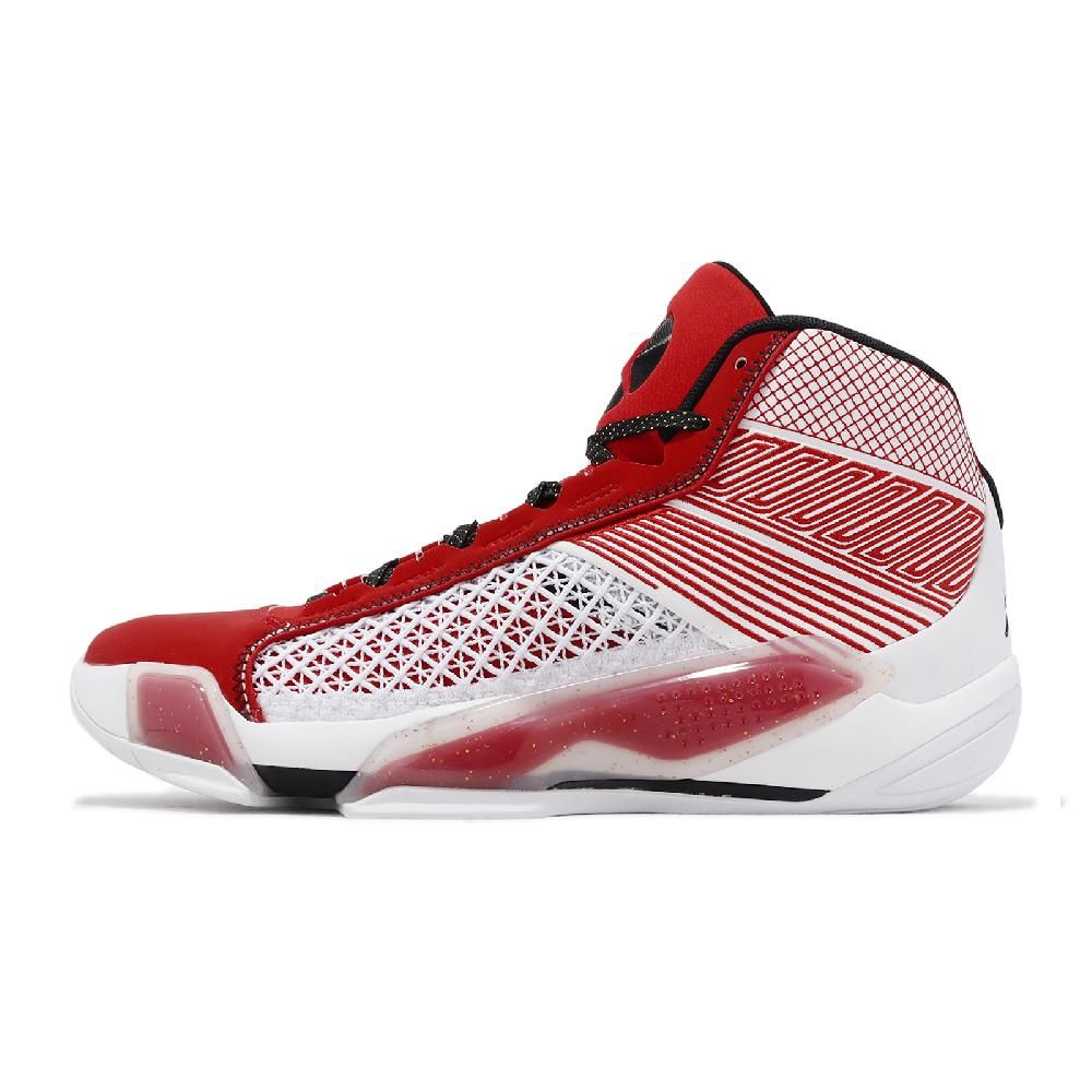 Nike 耐吉籃球鞋Air Jordan 38 XXXVIII PF 大學紅白男鞋氣墊緩震DZ3355