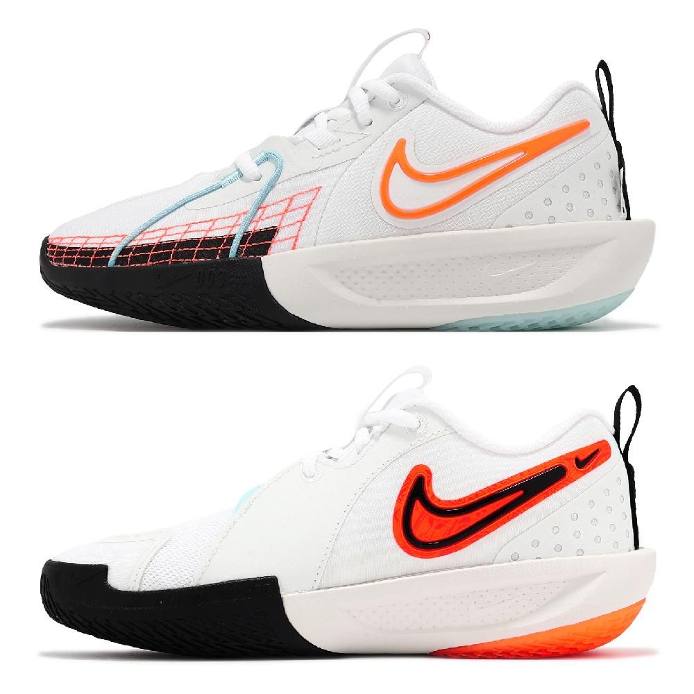 NIKE 耐吉   籃球鞋 G.T. Cut 3 GS 大童 女鞋 白 橘 CHBL 氣墊 運動鞋 HF5732-141