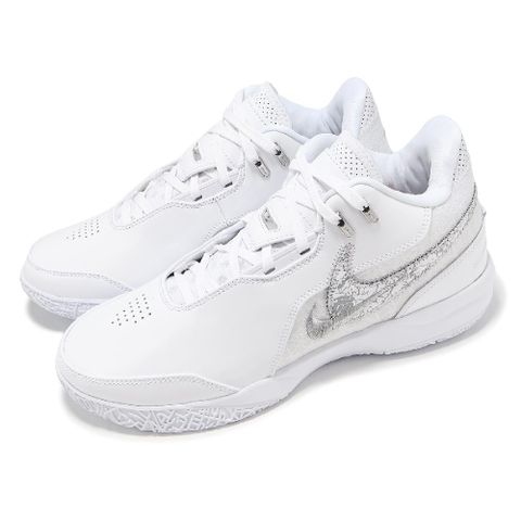 Nike 耐吉 籃球鞋 LeBron NXXT Gen AMPD EP 白 銀 LBJ 男鞋 FJ1567-102