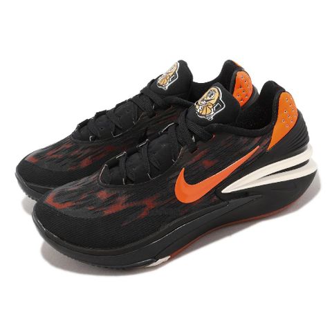 Nike 耐吉 籃球鞋 Air Zoom G.T. Cut 2 EP 男鞋 黑 橘 低筒 氣墊 緩震 DJ6013-004