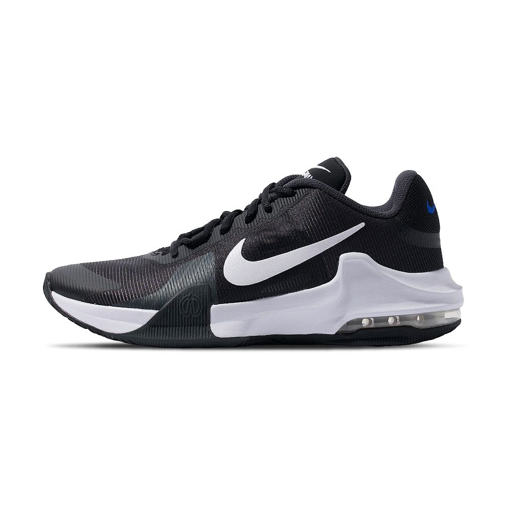 NIKE 耐吉  Air Max Impact 4 男 黑白 氣墊 運動 訓練 休閒 籃球鞋 DM1124-001