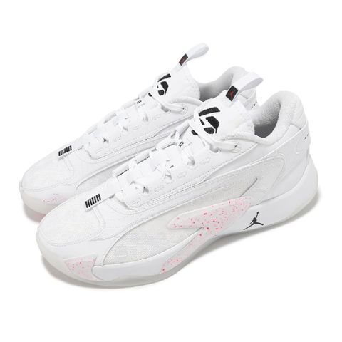 Nike 耐吉 籃球鞋 Jordan Luka 2 PF Hyper Pink 男鞋 白 粉紅 潑墨 D77 DX9012-106