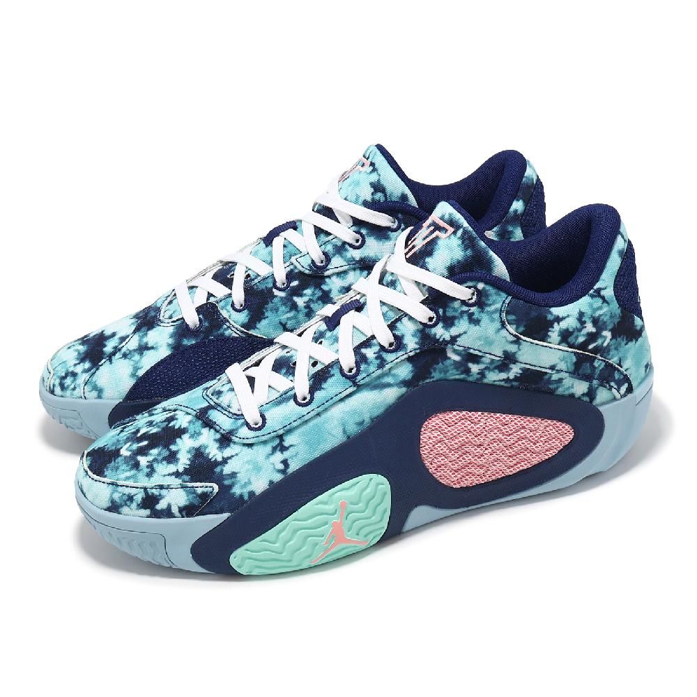 NIKE 耐吉   籃球鞋 Jordan Tatum 2 GPX PF 男鞋 藍 粉 Denim 牛仔布 氣墊 運動鞋 HJ4421-400