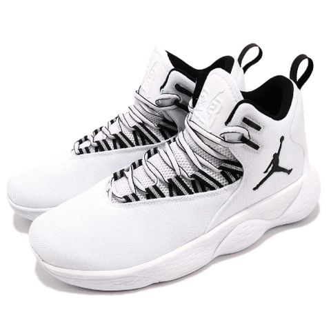 Nike 耐吉 籃球鞋 Jordan Super.Fly MVP PF 白 黑 男鞋 高筒 運動鞋 AR0038-100