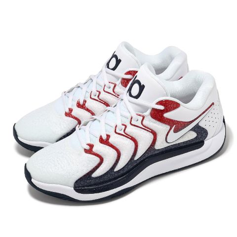 NIKE 耐吉 籃球鞋 KD17 EP Team USA 美國隊 男鞋 白 藍 紅 Durant FJ9488-101