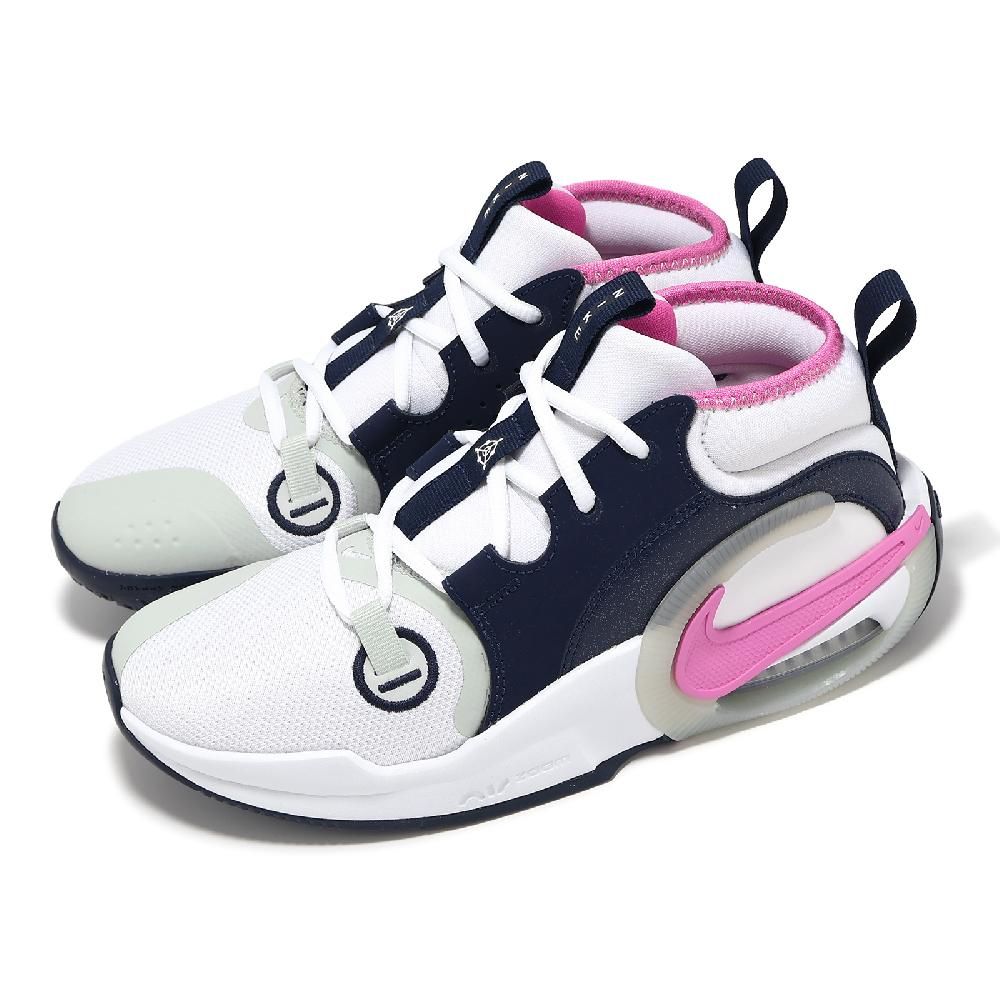 NIKE 耐吉   籃球鞋 Air Zoom Crossover 2 GS 大童 女鞋 藍 粉 拼接 氣墊 運動鞋 FB2689-102