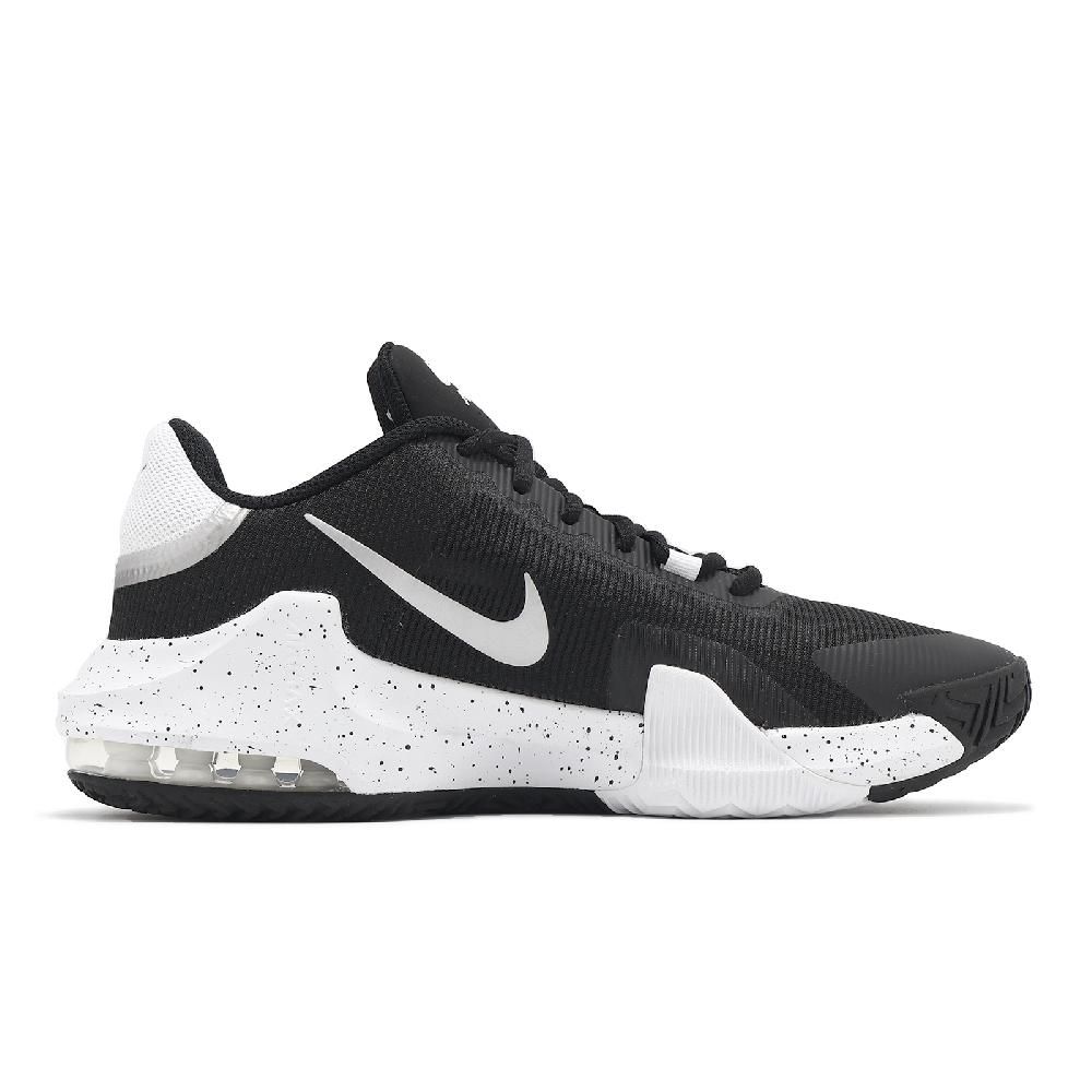 NIKE 耐吉   籃球鞋 Air Max Impact 4 男鞋 黑 白 緩衝 氣墊 運動鞋 DM1124-011
