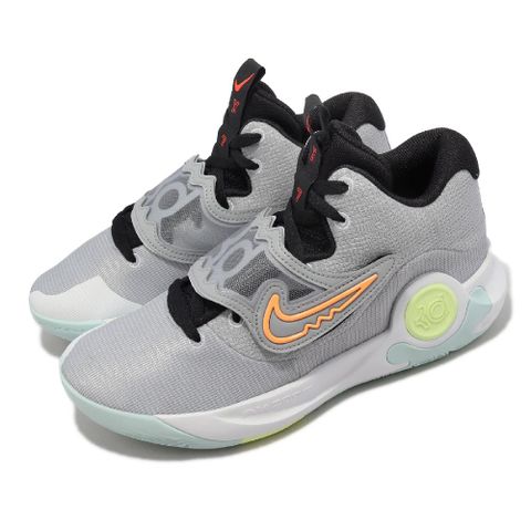 NIKE 耐吉 籃球鞋 KD Trey 5 X EP 男鞋 灰 橘 藍 杜蘭特 氣墊 魔鬼氈 平民版 DJ7554-009