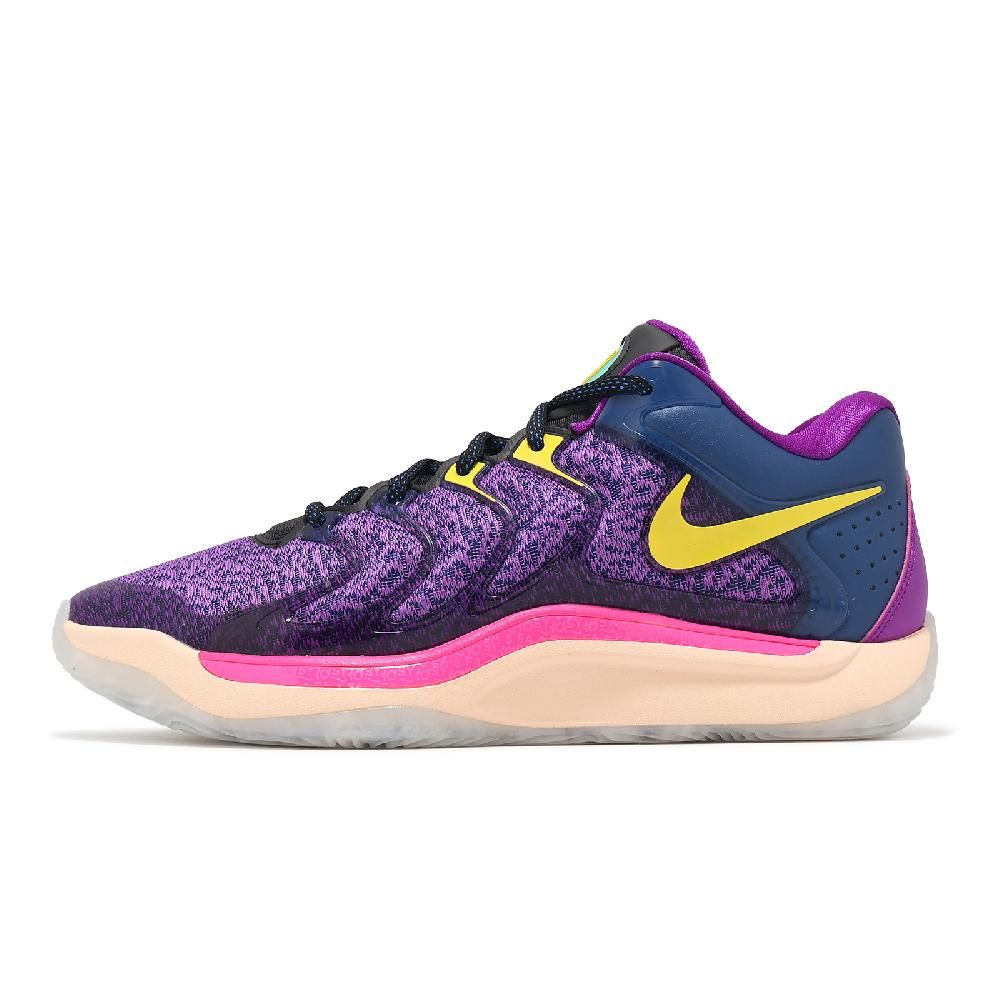 NIKE 耐吉 籃球鞋 KD17 EP Vivid Purple 男鞋 紫 藍 氣墊 Durant FJ9488-400