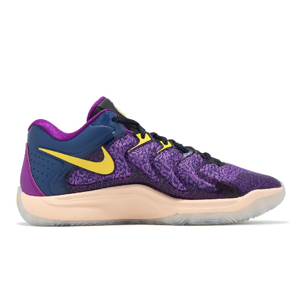 NIKE 耐吉 籃球鞋 KD17 EP Vivid Purple 男鞋 紫 藍 氣墊 Durant FJ9488-400