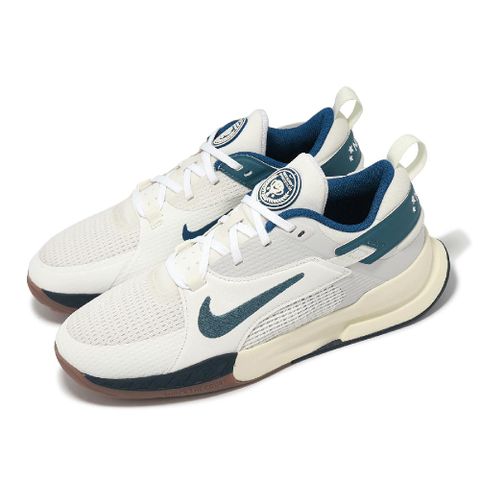 NIKE 耐吉 籃球鞋 Crosscourt GS 大童 女鞋 白 綠 緩衝 運動鞋 HM3715-131