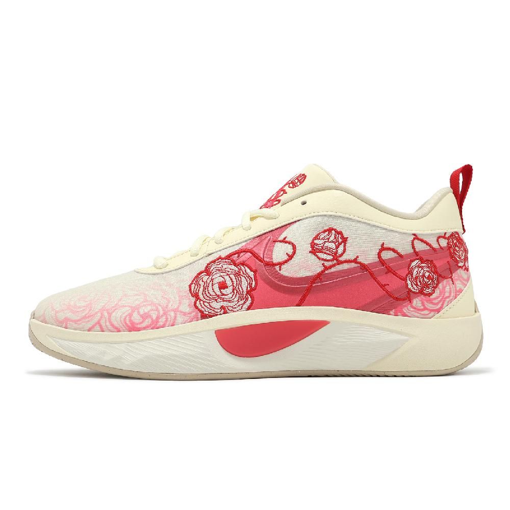 NIKE 耐吉 籃球鞋 Giannis Freak 6 GS Roses 大童 女鞋 字母哥 玫瑰 米白 刺繡 HM4216-100