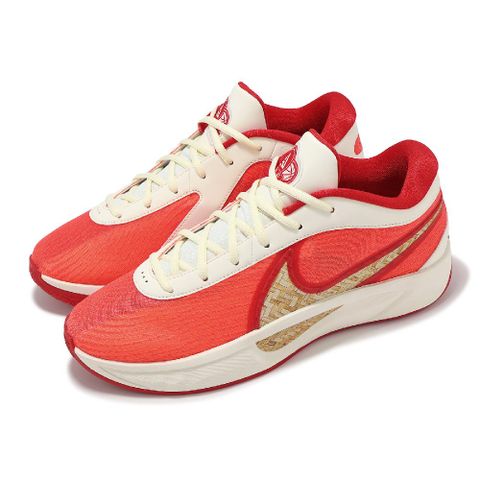 NIKE 耐吉 籃球鞋 Giannis Freak 6 EP 男鞋 橘紅 米白 China 字母哥 6代 希臘怪物 運動鞋 HQ4079-100