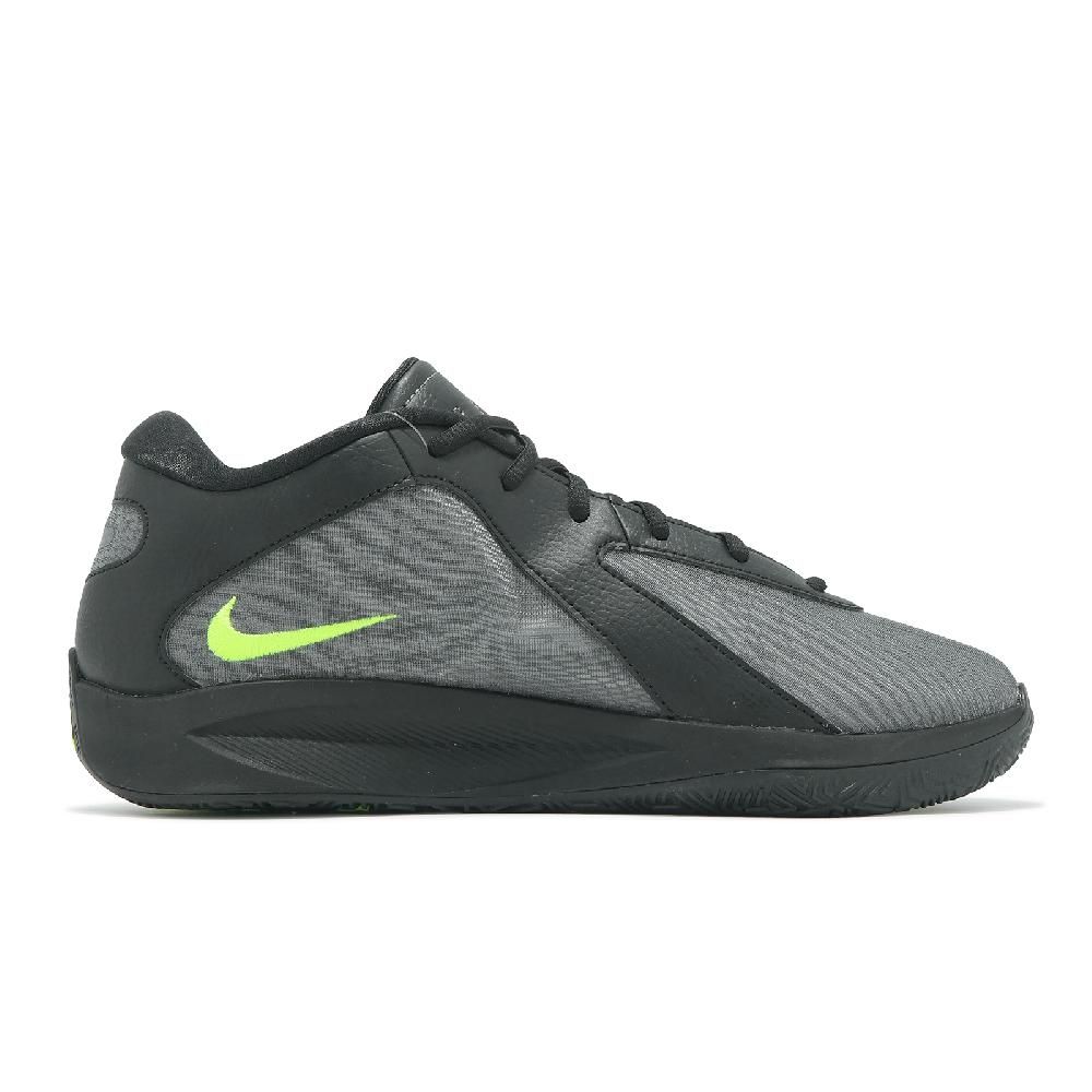 NIKE 耐吉 Nike 耐吉 籃球鞋 Giannis Freak 6 EP Naija 男鞋 黑 灰 螢光綠 字母哥 氣墊 FJ7807-001