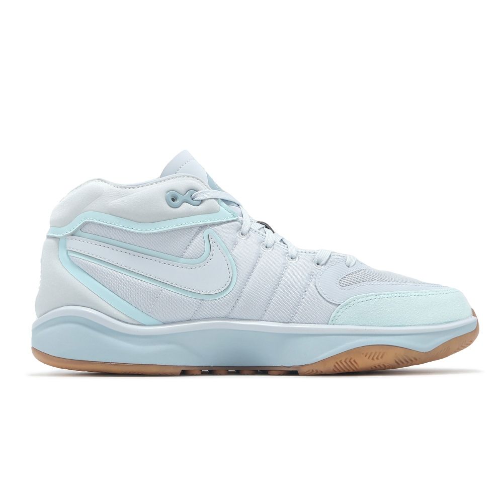 NIKE 耐吉 籃球鞋 Air Zoom G.T. Hustle 2 EP 男鞋 藍 棕 膠底 復古 氣墊 運動鞋 DJ9404-006