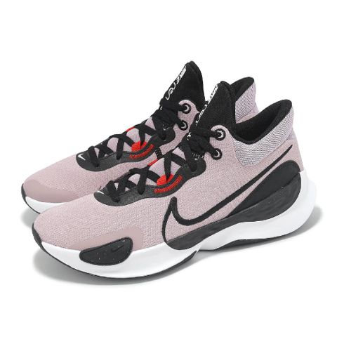 NIKE 耐吉 Nike 耐吉 籃球鞋 Renew Elevate III 男鞋 粉紫 黑 包覆 緩震 運動鞋 DD9304-500