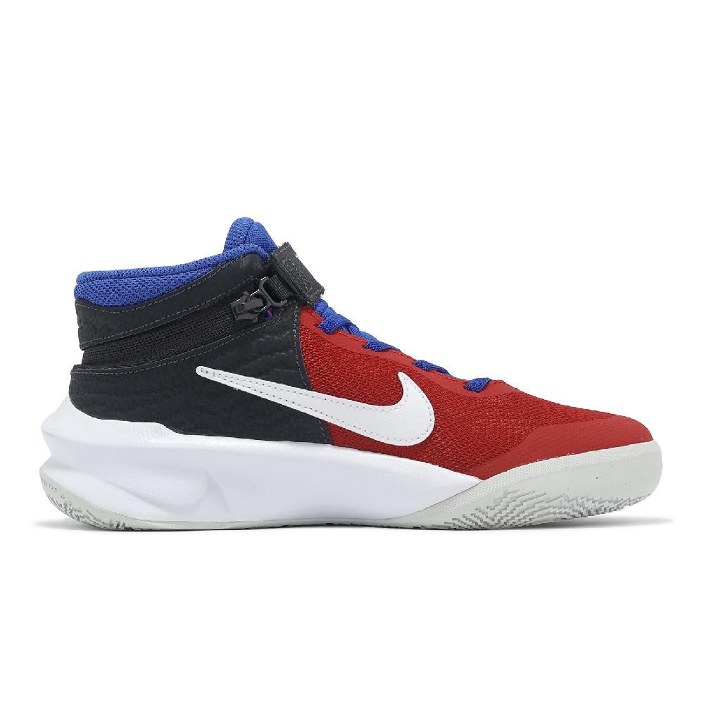 NIKE 耐吉 Nike 耐吉 籃球鞋 Team Hustle D 10 Flyease GS 大童 女鞋 紅 黑 藍 運動鞋 DD7303-005