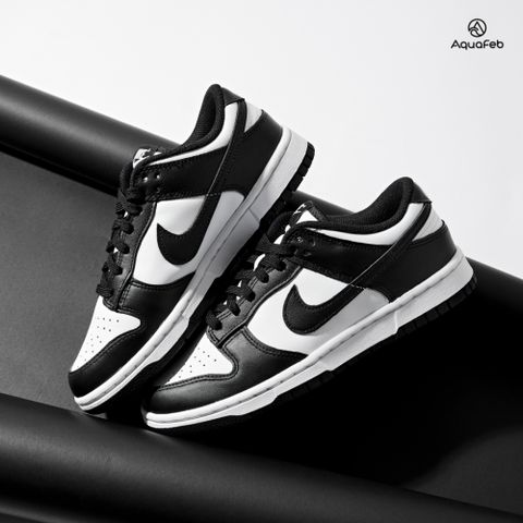 Nike Dunk Low 女鞋 黑色 白色 熊貓 皮革 滑板 休閒鞋 DD1503-101