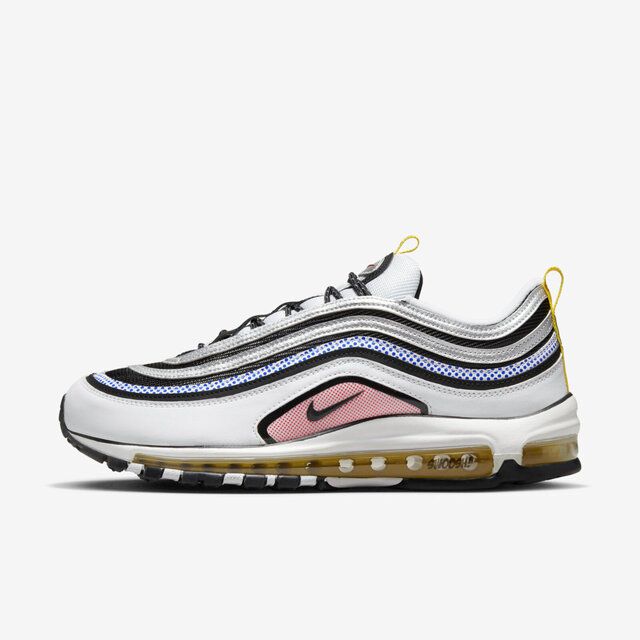 NIKE 耐吉  Air Max 97 [DX6057-001] 男女 休閒鞋 運動 復古 慢跑 氣墊 點點 科幻動漫 白黑銀