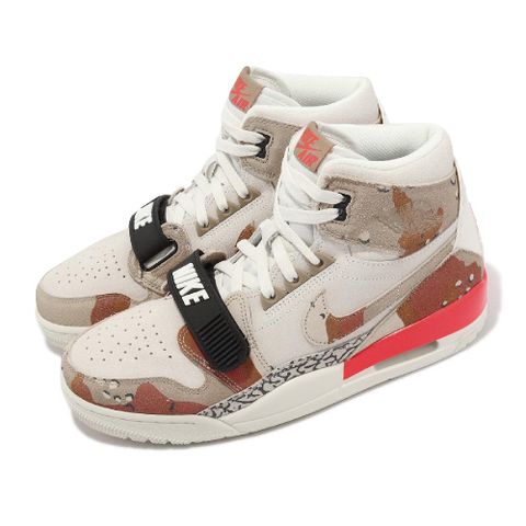 Nike 休閒鞋 Air Jordan Legacy 312 男鞋 卡其白 沙漠迷彩 喬丹 經典 爆裂紋 高筒 AV3922-126