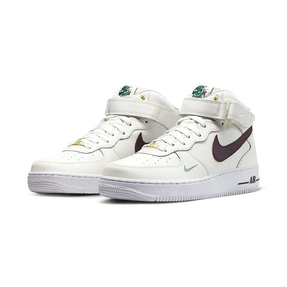 Nike AIR FORCE 1 MID 07 LV8 男米白AF1 高筒運動休閒鞋DR9513-100