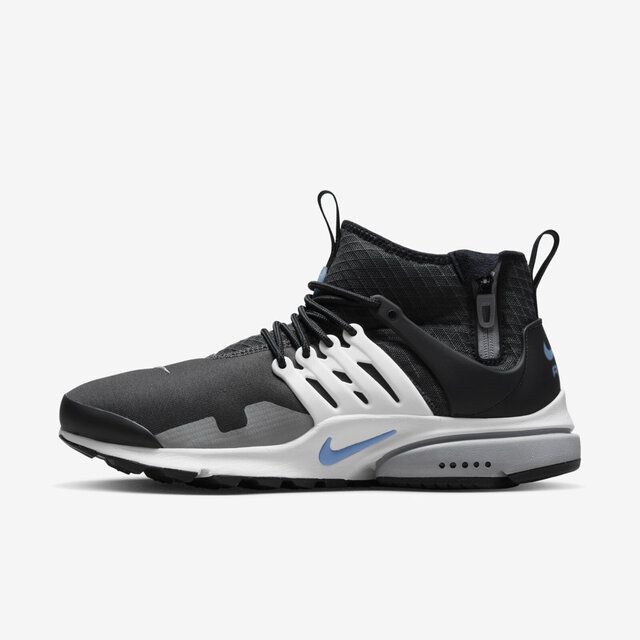 NIKE 耐吉  Air Presto Mid Utility [DC8751-002] 男 休閒鞋 經典 襪套式 中筒 黑白藍