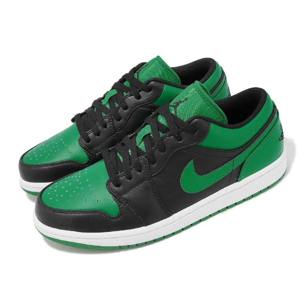 Nike Air Jordan 1 Low Lucky Green 黑綠男鞋AJ1 553558-065 - PChome