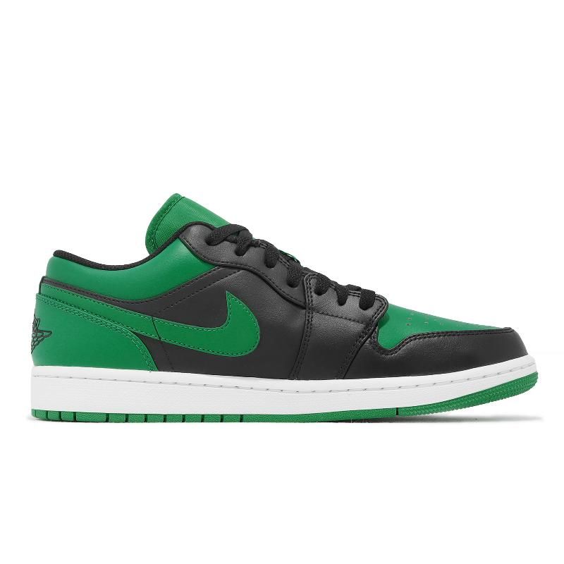 Nike Air Jordan 1 Low Lucky Green 黑綠男鞋AJ1 553558-065 - PChome