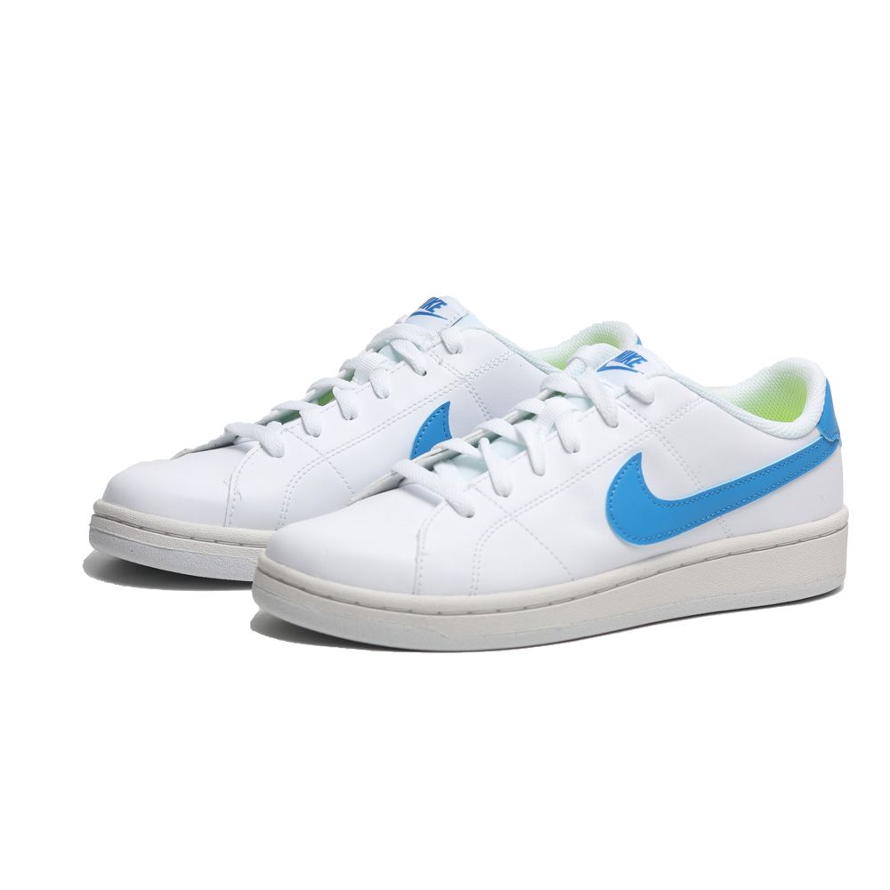 NIKE 休閒鞋COURT ROYALE 2 NN 白藍勾小白鞋基本款男DH3160-103