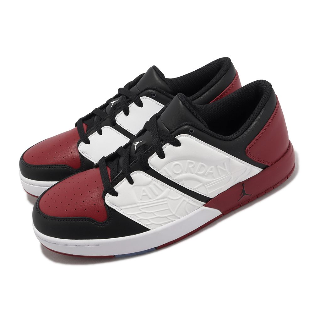 Nike Air Jordan Nu Retro 1 Low 黑紅AJ1 男鞋Varsity Red DV5141-601