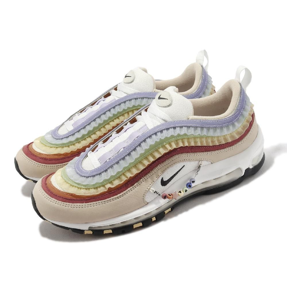 NIKE 耐吉  休閒鞋 Air Max 97 BT 男鞋 女鞋 彩色 蕾絲 緞帶 吊飾 串珠 Be True FD8637-600