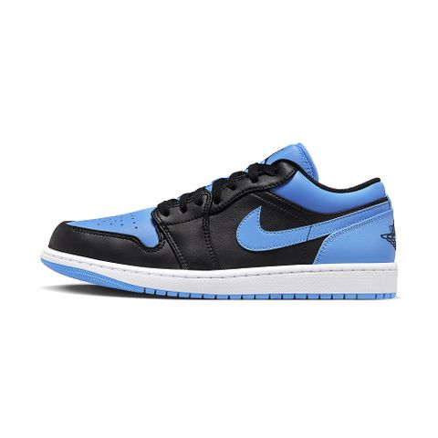 NIKE 耐吉 Air Jordan 1 Low 男 黑藍 北卡藍 喬丹 低筒 AJ1 經典 休閒鞋 553558-041